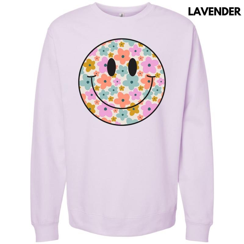 Fun Flower Happy Face 'NLB' - Adult & Kids T-Shirts, Sweatshirts & Hoodies apparel design preview 1