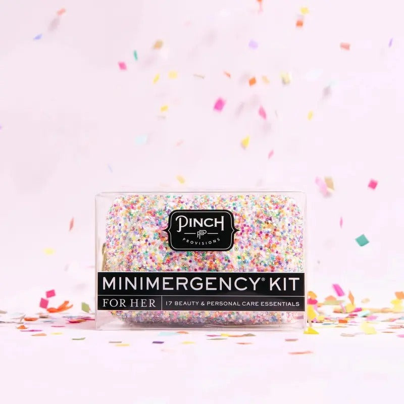 Funfetti Glitter Bomb Minimergency Kit - Adult & Kids T-Shirts, Sweatshirts & Hoodies apparel design preview 1