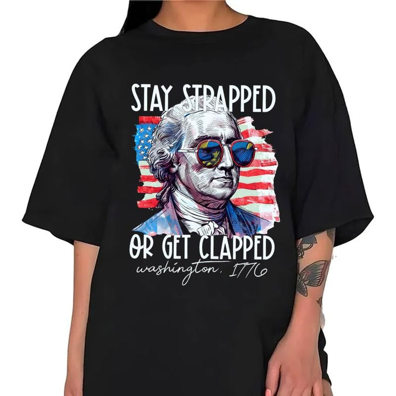 Funny 4th July Independence Day America Flag Vintage - Adult & Kids T-Shirts, Sweatshirts & Hoodies apparel design preview 1