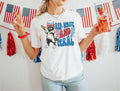 Funny 4th July Feral Raccoon Girl Red White - Adult & Kids T-Shirts, Sweatshirts & Hoodies apparel design preview 1