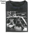 Funny Animal Vintage Cat Gang Meme Cringe Menswear - Adult & Kids T-Shirts, Sweatshirts & Hoodies apparel design preview 1
