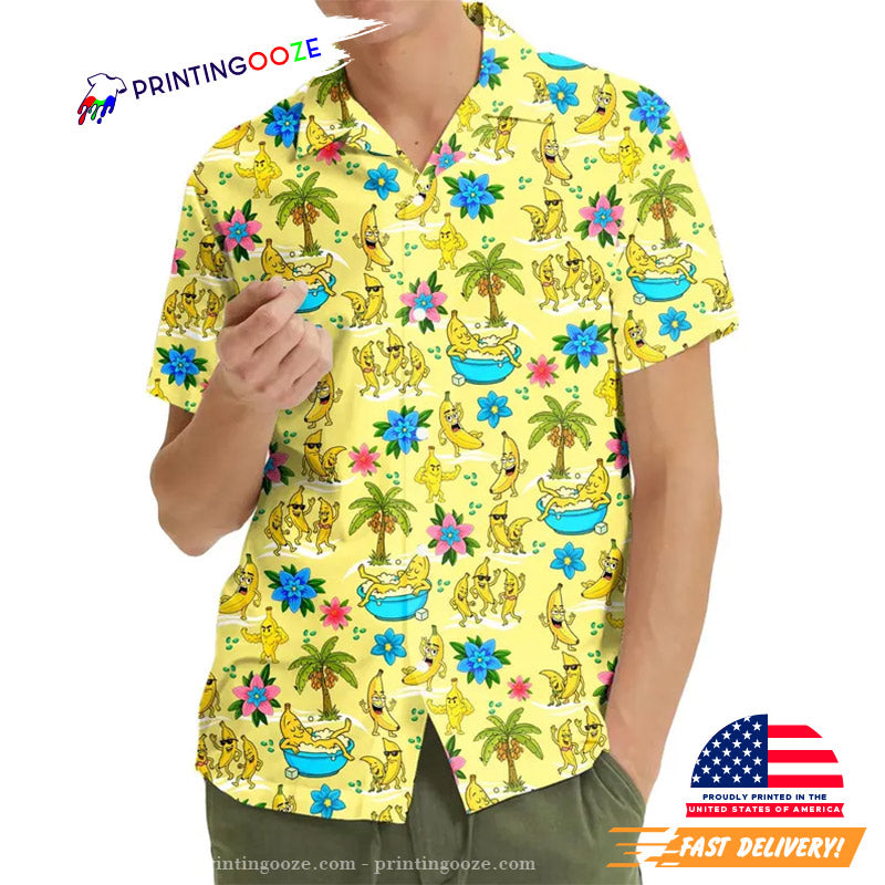 Funny Banana Tropical Summer Beach Hawaiian - Adult & Kids T-Shirts, Sweatshirts & Hoodies apparel design preview 1