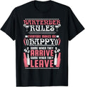 Funny Bar Bartender Rules Bartending Menswear Top - Adult & Kids T-Shirts, Sweatshirts & Hoodies apparel design preview 1