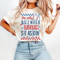 Funny Baseball Only BS I Need Is Season Game Day - Adult & Kids T-Shirts, Sweatshirts & Hoodies apparel design preview 1
