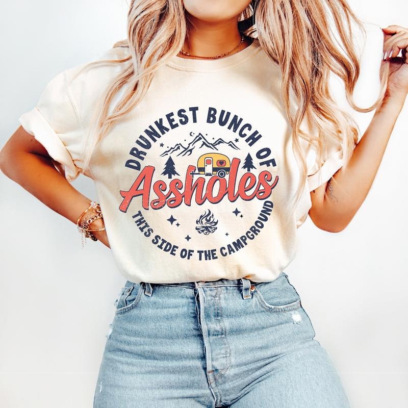 Funny Camping Retro Summer Family Adventure Outdoors - Adult & Kids T-Shirts, Sweatshirts & Hoodies apparel design preview 1