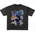 Funny Cat Meme Cats Floating Galaxy Vintage 90s Retro - Adult & Kids T-Shirts, Sweatshirts & Hoodies apparel design preview 1