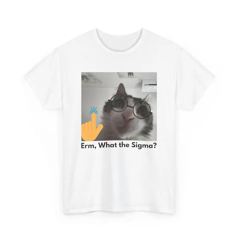 Funny Cat Sigma Meme Silly - Adult & Kids T-Shirts, Sweatshirts & Hoodies apparel design preview 1