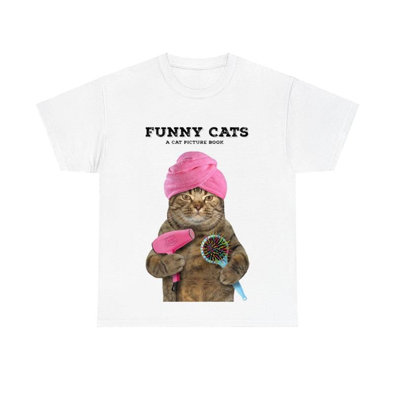 Funny Cat Picture Book - Adult & Kids T-Shirts, Sweatshirts & Hoodies apparel design preview 1