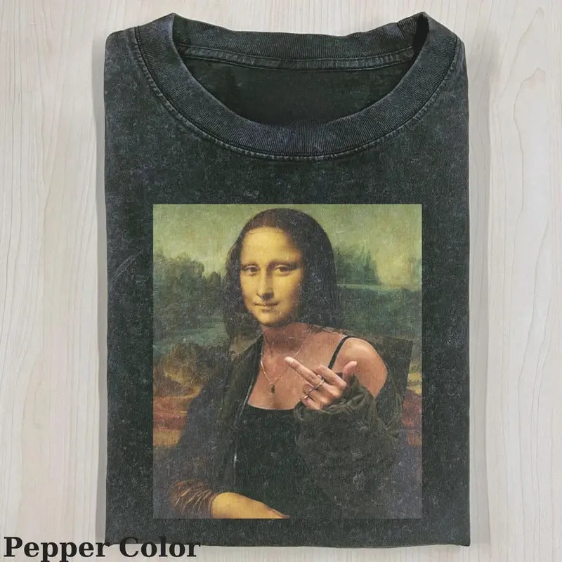 Funny Character Vintage Mona Meme Cringe Menswear - Adult & Kids T-Shirts, Sweatshirts & Hoodies apparel design preview 1