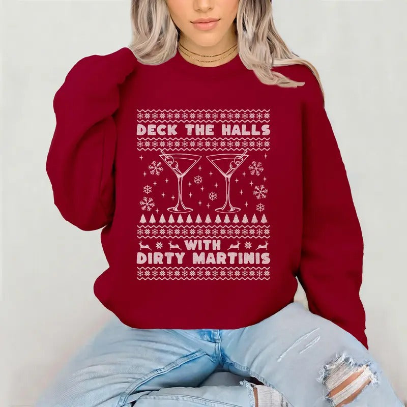 Funny Ugly Martini Cocktail Tini Time - Adult & Kids T-Shirts, Sweatshirts & Hoodies apparel design preview 1