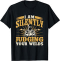 Funny Construction Work I Am Silently Judging Your - Adult & Kids T-Shirts, Sweatshirts & Hoodies apparel design preview 1