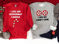 Funny Couples I Like Her Peppermint Candies His Candy - Adult & Kids T-Shirts, Sweatshirts & Hoodies apparel design preview 1