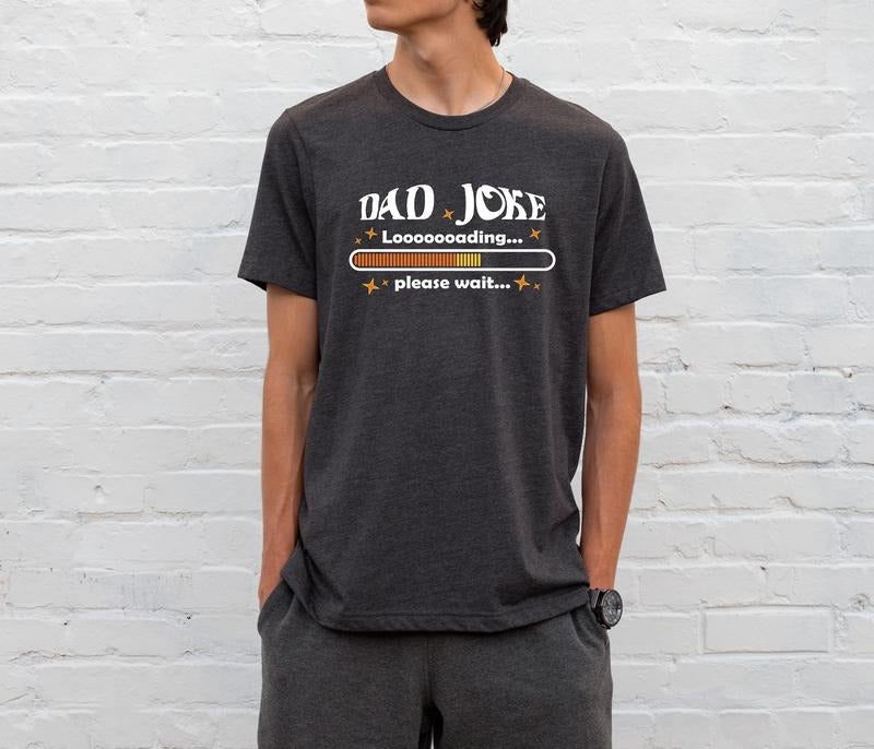 Funny Dad Joke Loading Please Wait Daddy - Adult & Kids T-Shirts, Sweatshirts & Hoodies apparel design preview 1