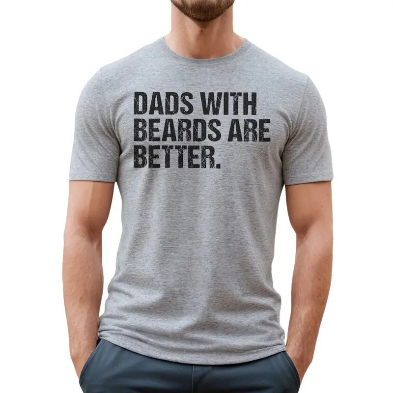 Funny Dad Dads Beards Are Better - Adult & Kids T-Shirts, Sweatshirts & Hoodies apparel design preview 1