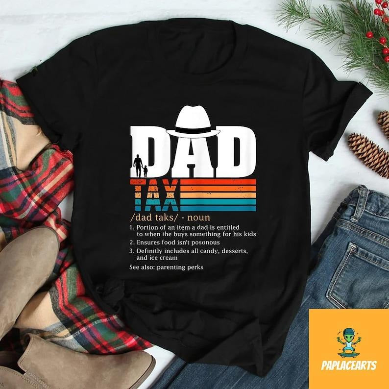 Funny Dad Tax Vintage - Adult & Kids T-Shirts, Sweatshirts & Hoodies apparel design preview 1