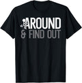 Funny Dark Humor Stick Man Around Find Out FAFO - Adult & Kids T-Shirts, Sweatshirts & Hoodies apparel design preview 1
