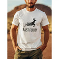 Funny Deer Hunting Short Sleeve Fast Food Print - Adult & Kids T-Shirts, Sweatshirts & Hoodies apparel design preview 1