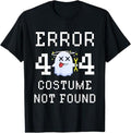 Funny Error 404 Costume Not Found Gamer Halloween - Adult & Kids T-Shirts, Sweatshirts & Hoodies apparel design preview 1