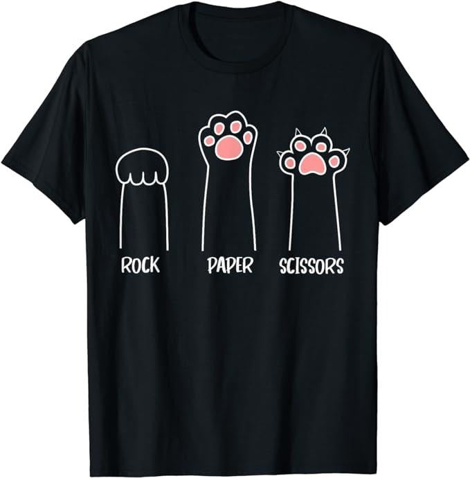 Funny Gamer Gamers Rock Paper Scissors Hand Game Cute - Adult & Kids T-Shirts, Sweatshirts & Hoodies apparel design preview 1