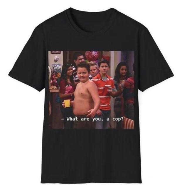 Funny Gibby What Are You Cop Meme - Adult & Kids T-Shirts, Sweatshirts & Hoodies apparel design preview 1
