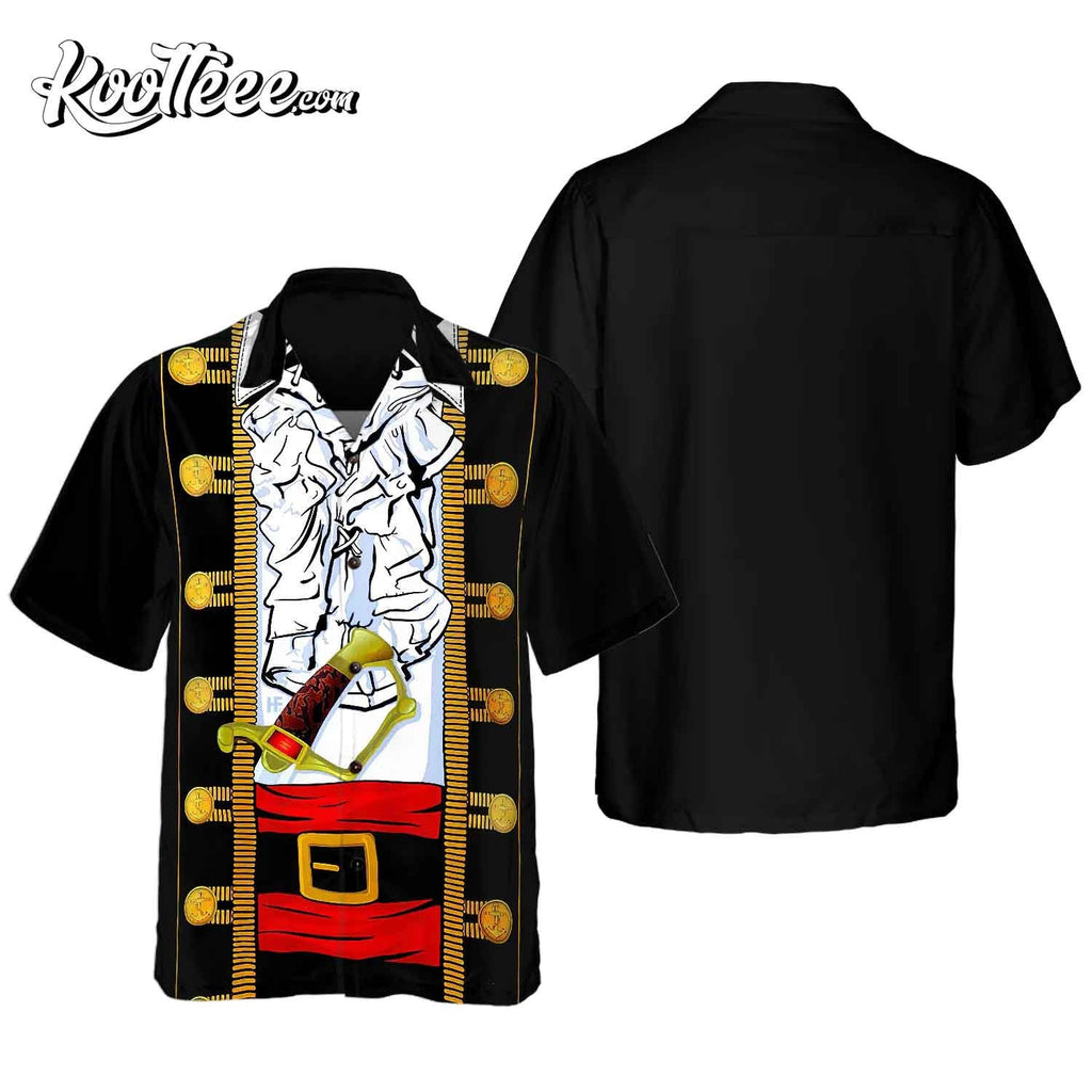 Funny Halloween Pirate Costume Hawaiian - Adult & Kids T-Shirts, Sweatshirts & Hoodies apparel design preview 1