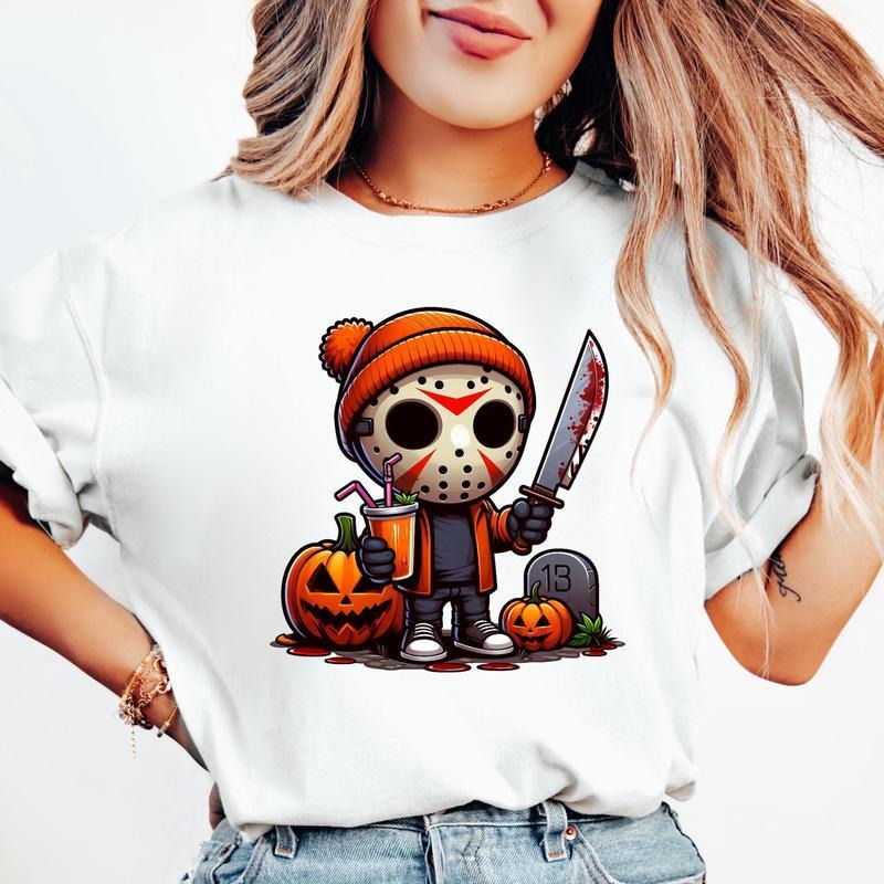 Funny Halloween Very Demure Pink Spooky Season - Adult & Kids T-Shirts, Sweatshirts & Hoodies apparel design preview 1