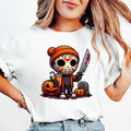 Funny Halloween Very Demure Pink Spooky Season - Adult & Kids T-Shirts, Sweatshirts & Hoodies apparel design preview 1
