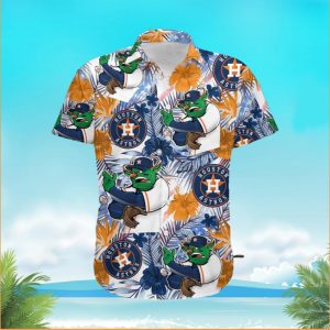 Funny Houston Astros Tropical Floral America Flag - Adult & Kids T-Shirts, Sweatshirts & Hoodies apparel design preview 1