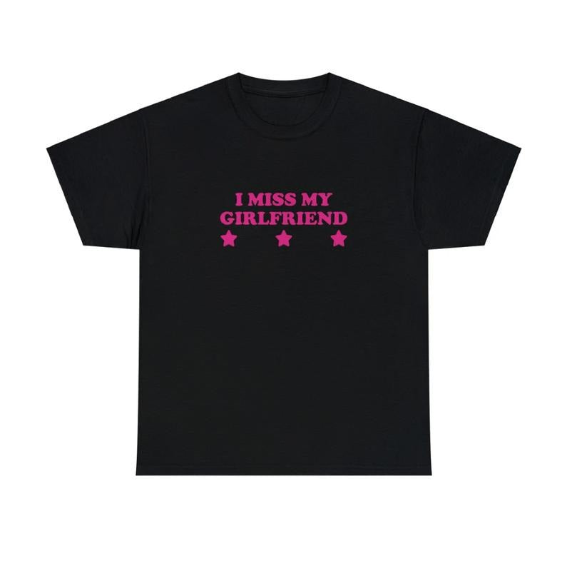 Funny I Miss My Girlfriend Heavy Cotton Y2K Iconic - Adult & Kids T-Shirts, Sweatshirts & Hoodies apparel design preview 1