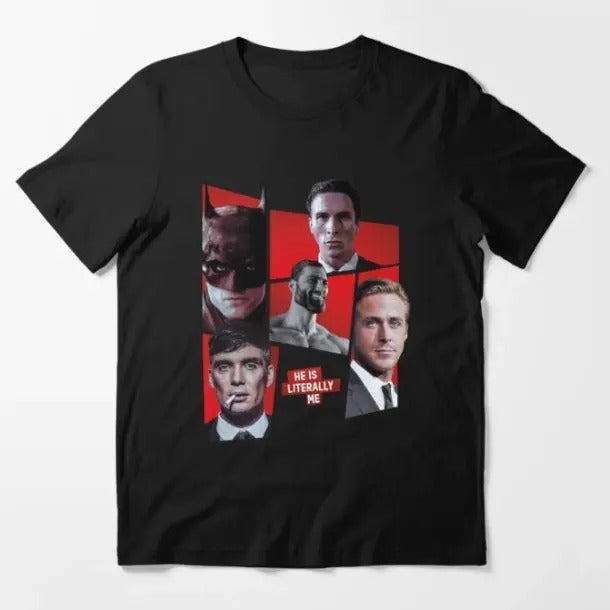 Funny Literally Me Meme BatemanT - Adult & Kids T-Shirts, Sweatshirts & Hoodies apparel design preview 1