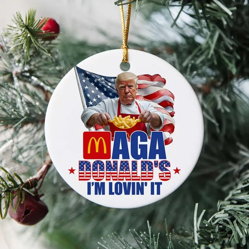 Funny Maga Donald Ornament Trump 2024 Election Vance - Adult & Kids T-Shirts, Sweatshirts & Hoodies apparel design preview 1