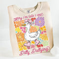 Funny Mama Goose Sorry I'M Late I Was Dilly Dallying - Adult & Kids T-Shirts, Sweatshirts & Hoodies apparel design preview 1