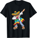 Funny Mexican Dabbing Poncho Cinco De Mayo Menswear - Adult & Kids T-Shirts, Sweatshirts & Hoodies apparel design preview 1