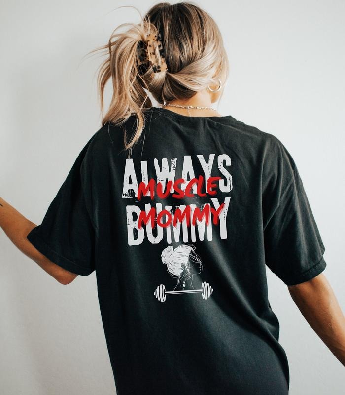 Funny Muscle Mommy Gym Pump Cover Girlfriend Wife - Adult & Kids T-Shirts, Sweatshirts & Hoodies apparel design preview 1