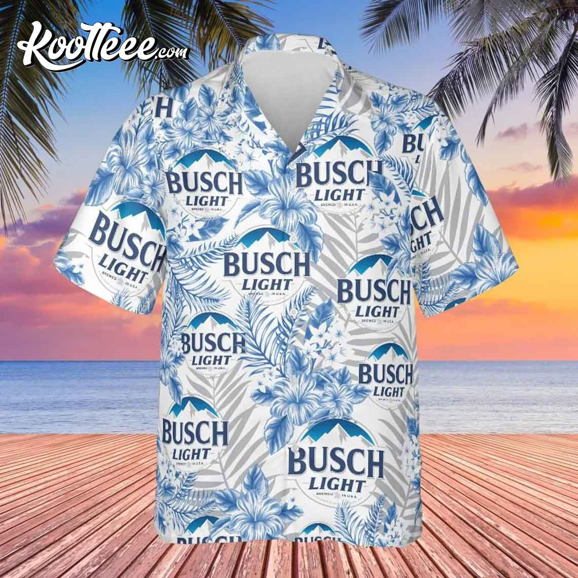 Funny Party Beer Busch Latte Hawaiian - Adult & Kids T-Shirts, Sweatshirts & Hoodies apparel design preview 1