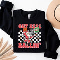 Funny Santa Basketball Player - Adult & Kids T-Shirts, Sweatshirts & Hoodies apparel design preview 1