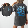 Funny Save Horse Blue Collar Wife Wifey Bule - Adult & Kids T-Shirts, Sweatshirts & Hoodies apparel design preview 1