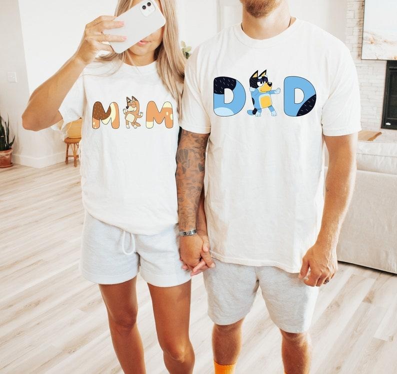 Funny Dad Bluey Family Casual Comfort Womenswear - Adult & Kids T-Shirts, Sweatshirts & Hoodies apparel design preview 1