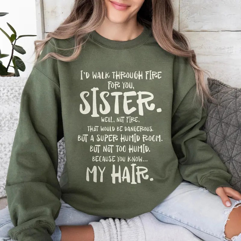 Funny Sister Little Sisters Saying Big - Adult & Kids T-Shirts, Sweatshirts & Hoodies apparel design preview 1