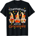 Funny Thanksgiving Gnome Gnomies Lover Menswear Top - Adult & Kids T-Shirts, Sweatshirts & Hoodies apparel design preview 1