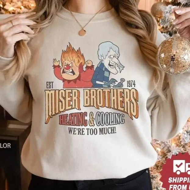 Funny Year Without Santa Claus Miser Brothers We Are - Adult & Kids T-Shirts, Sweatshirts & Hoodies apparel design preview 1