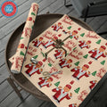 Funny Trump Wrapping Paper Let'S Go Brandon Santa - Adult & Kids T-Shirts, Sweatshirts & Hoodies apparel design preview 1