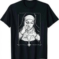 Funny Unholy Nun Cotton Top Streetwear - Adult & Kids T-Shirts, Sweatshirts & Hoodies apparel design preview 1