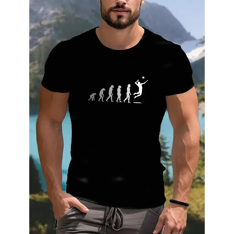 Funny Volleyball Ball Sports Athletes Round Crew Neck - Adult & Kids T-Shirts, Sweatshirts & Hoodies apparel design preview 1