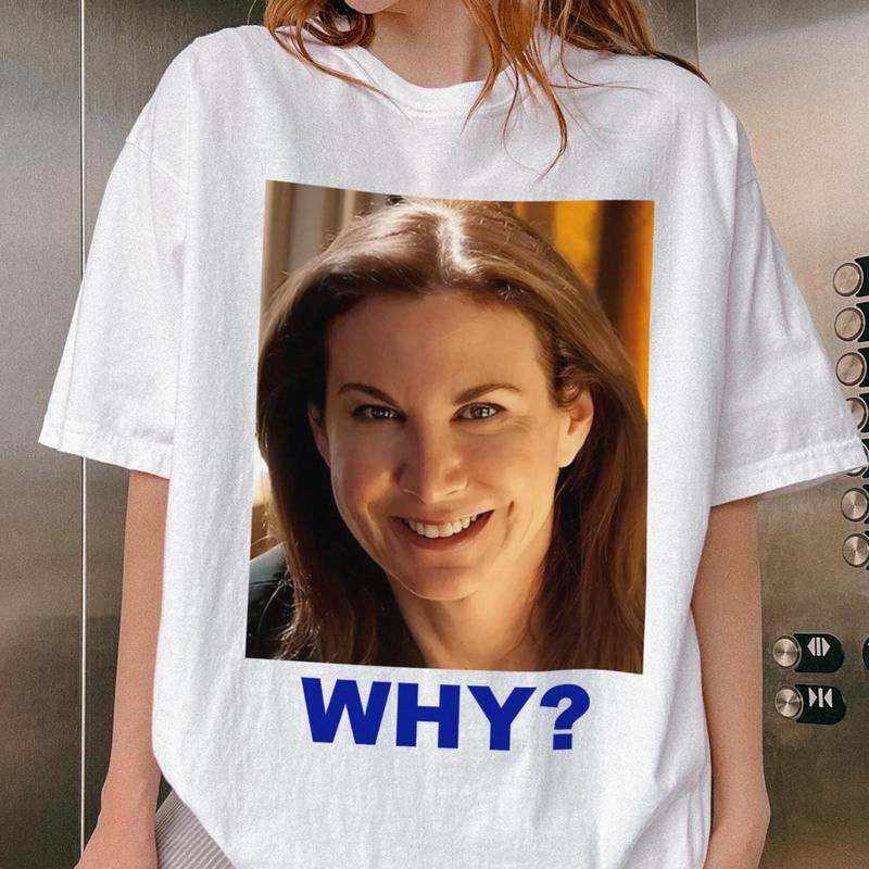Funny WHY Meme Viral Mystery Face Sarah Sherman - Adult & Kids T-Shirts, Sweatshirts & Hoodies apparel design preview 1