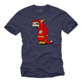 Funny Print Flash Sloth Blue Cool Nerd Him Large - Adult & Kids T-Shirts, Sweatshirts & Hoodies apparel design preview 1