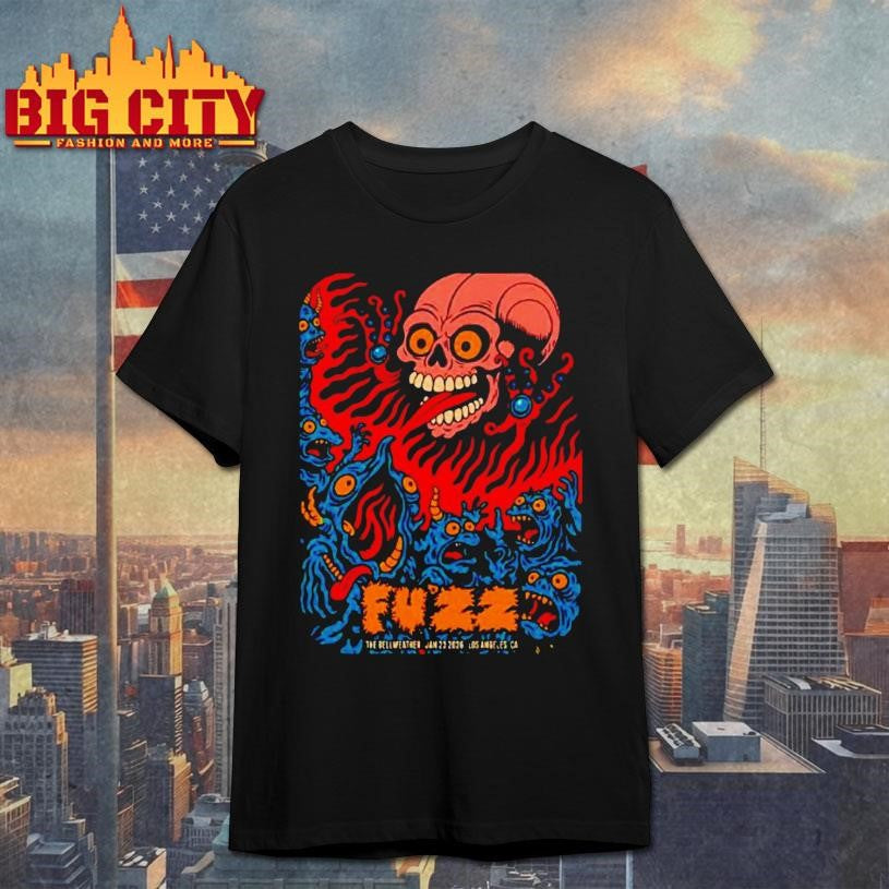 Fuzz Tour Los Angeles Ca On Jan 23 2026 - Adult & Kids T-Shirts, Sweatshirts & Hoodies apparel design preview 1