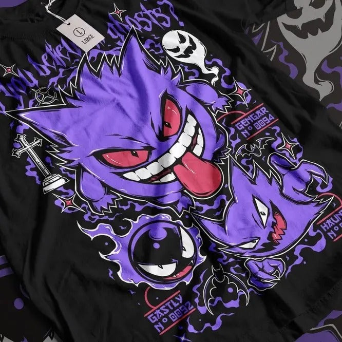 G3ngar Ghastly Ghost Type Element Silhouette Video - Adult & Kids T-Shirts, Sweatshirts & Hoodies apparel design preview 1