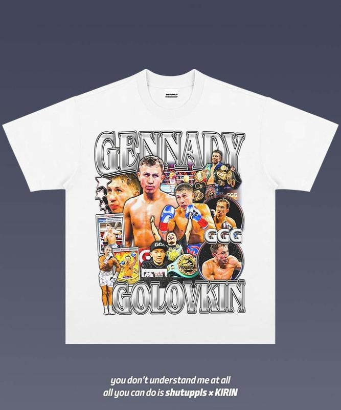 GENNADY GOLOVKIN Vintage Sport Fan 1.0 - Adult & Kids T-Shirts, Sweatshirts & Hoodies apparel design preview 1