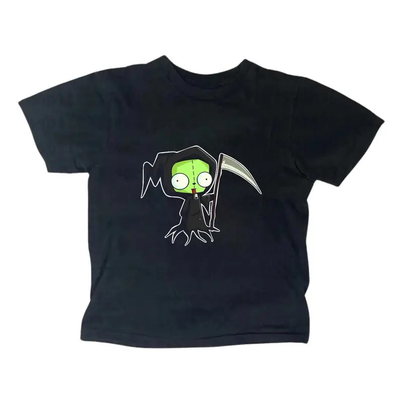 GIR Death Baby Y2K Streetwear Gothic Emo Girl Top - Adult & Kids T-Shirts, Sweatshirts & Hoodies apparel design preview 1